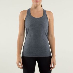 2 for $30 sale: Lululemon swiftly racerback gray seamless tech tank top - M